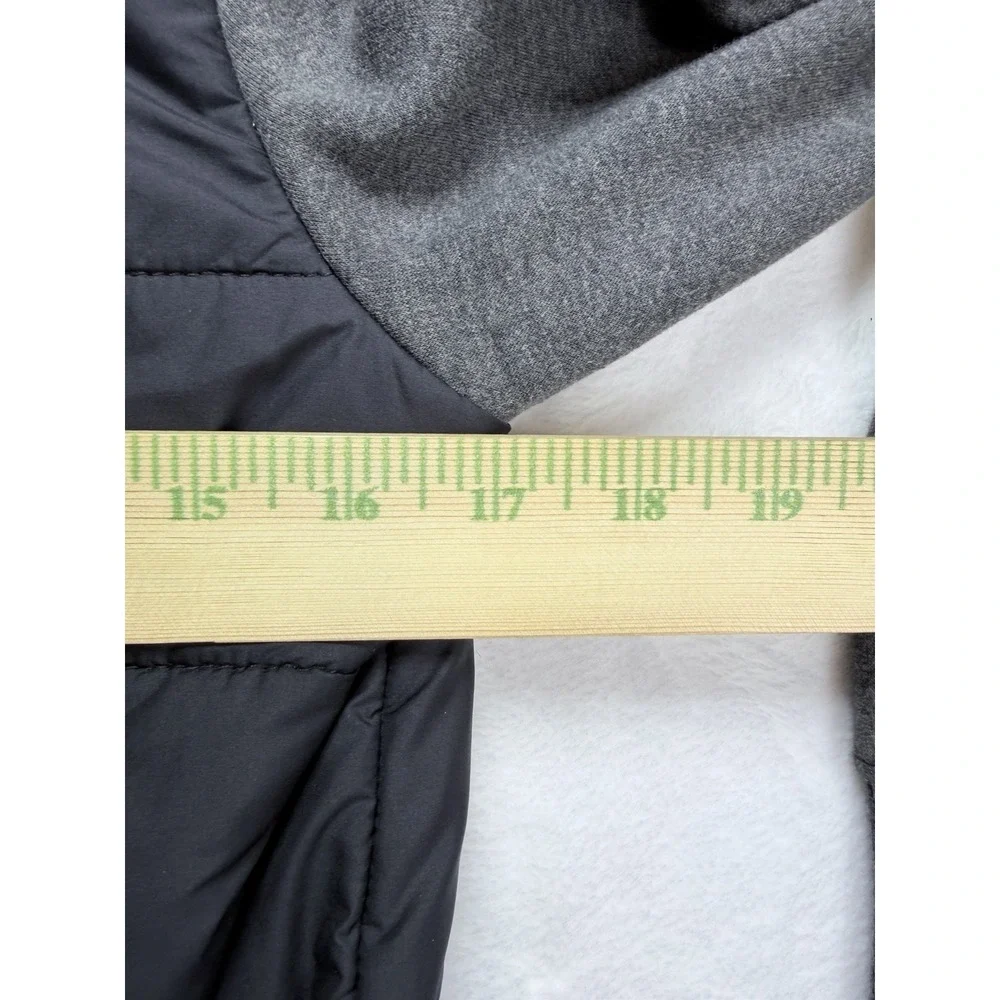 Athleta Fjord Hybrid PrimaLoft Jacket Women Black Quilted Puffer Full Zip XS